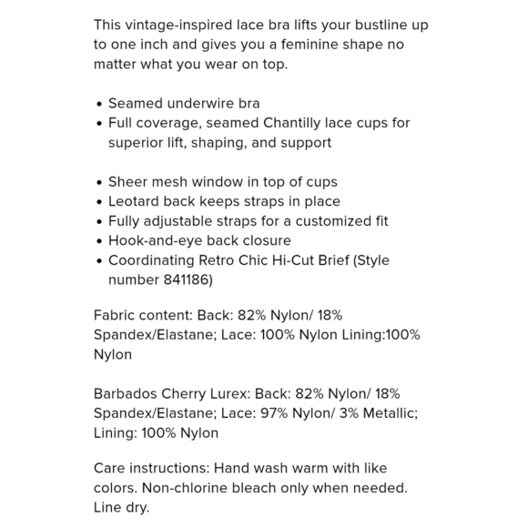 NWT Wacoal Retro Chic Full Figure Underwire Bra - Sz 38J US / 38GG UK - Picture 8 of 9